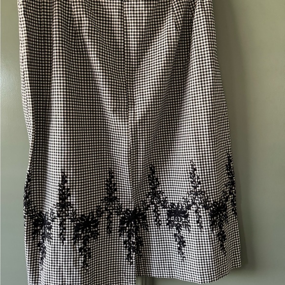 Karen Kane Gingham Skirt with Embroidered Accents - Picture 4 of 6